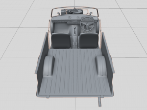 Escort Mk1 Panel Van 1970 Modelo 3D