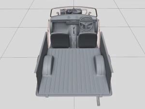 Escort Mk1 Panel Van 1970 3D Model