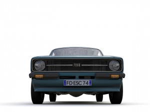 Escort Mk2 Station Wagon 1974 3D Model