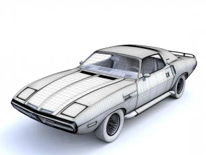 Dodge Diamante 1970 3D Model