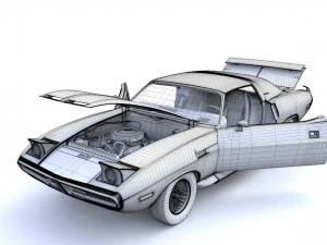 Dodge Diamante 1970 3D Model