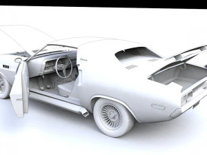 Dodge Diamante 1970 3D Model