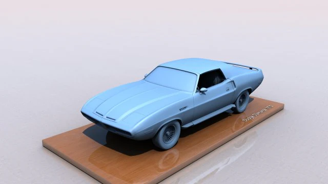 Dodge Diamante 1970 3D Print Model .c4d .max .obj .3ds .fbx .stl .blend