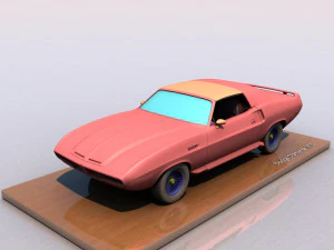 Dodge Diamante 1970 3D Print Model