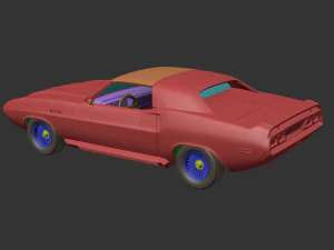 Dodge Diamante 1970 3D Print Model