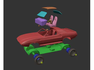 Dodge Diamante 1970 3D Print Model