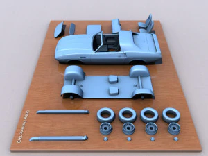 Dodge Diamante 1970 3D Print Model