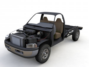 Dodge RAM 1500 V8 Single Cab 1995 3D 模型