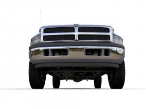 Dodge RAM 1500 V8 Single Cab 1995 3D 模型