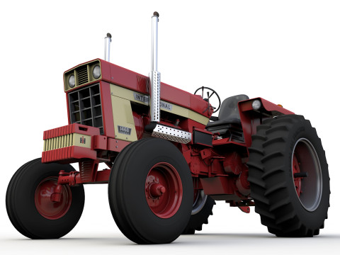 International Harvester 1468 Tractor 1972 Model 3D