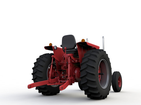 International Harvester 1468 Tractor 1972 Model 3D
