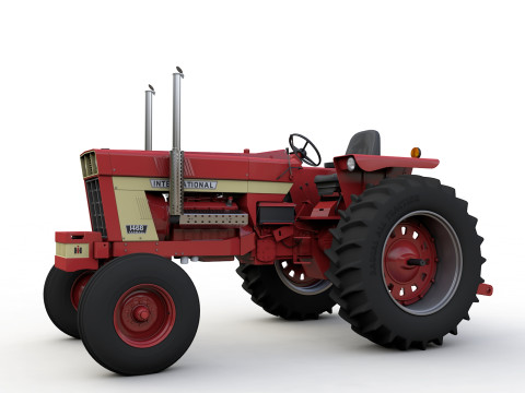 International Harvester 1468 Tractor 1972 Model 3D