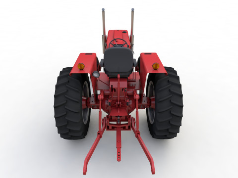 International Harvester 1468 Tractor 1972 Model 3D