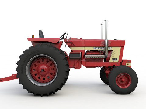 International Harvester 1468 Tractor 1972 Model 3D