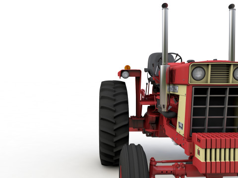 International Harvester 1468 Tractor 1972 Model 3D