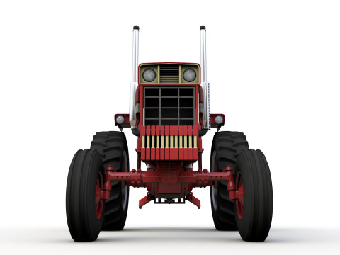 International Harvester 1468 Tractor 1972 Model 3D