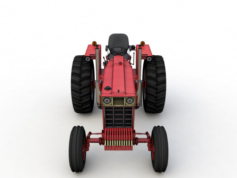 International Harvester 1468 Tractor 1972 Model 3D