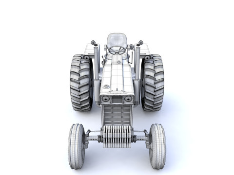 International Harvester 1468 Tractor 1972 Model 3D