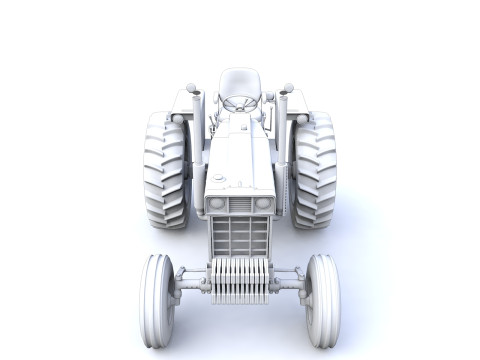 International Harvester 1468 Tractor 1972 Model 3D