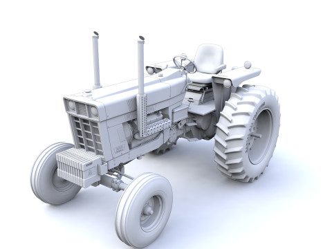 International Harvester 1468 Tractor 1972 Model 3D