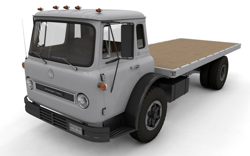 International Loadstar CO1600 Truck 1963 3Dモデル .c4d .max .obj .3ds .fbx .stl .blend 