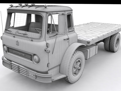 International Loadstar CO1600 Truck 1963 3Dモデル