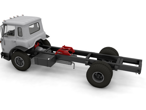 International Loadstar Truck 1963 and Int Harvester Tractor 1972 Modelo 3D
