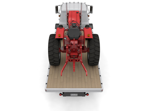 International Loadstar Truck 1963 and Int Harvester Tractor 1972 Modelo 3D