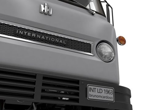 International Loadstar Truck 1963 and Int Harvester Tractor 1972 Modelo 3D