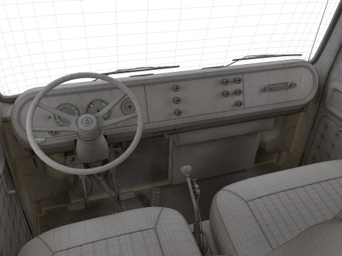 International Loadstar Truck 1963 and Int Harvester Tractor 1972 Modelo 3D