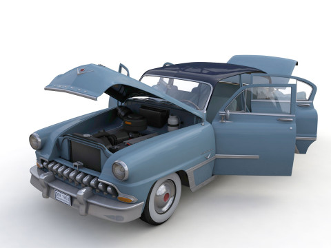 Desoto Firedome Sedan 1953 3D Модель