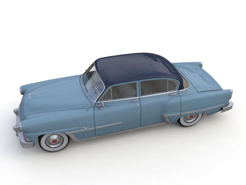 Desoto Firedome Sedan 1953 3D Модель