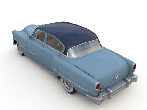 Desoto Firedome Sedan 1953 3D Модель