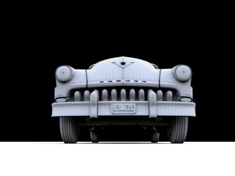 Desoto Firedome Sedan 1953 3D Модель