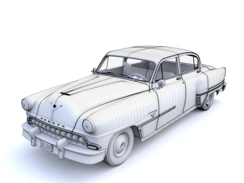 Desoto Firedome Sedan 1953 3D Модель