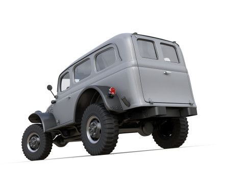 Dodge Power Wagon Carryall 1942 Modelo 3D
