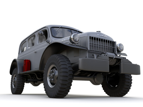 Dodge Power Wagon Carryall 1942 Modelo 3D