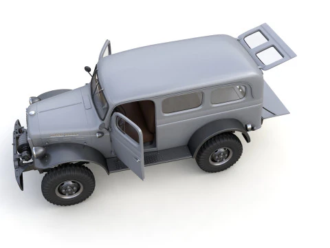 Dodge Power Wagon Borsone 1942 Modello 3D