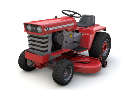 Massey Ferguson 16 lawn Tractor 1975 3D 모델
