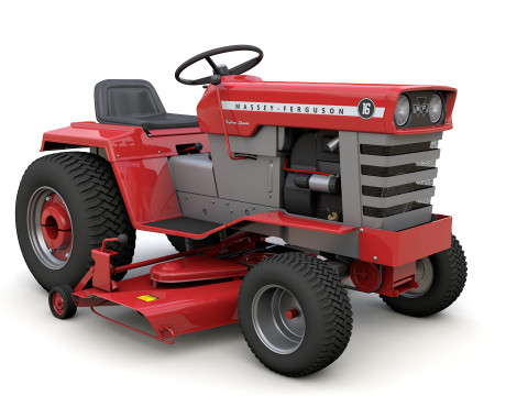 Massey Ferguson 16 lawn Tractor 1975 Model 3D