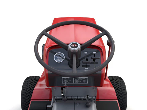 Газонный трактор Massey Ferguson 16 1975 г. 3D Модель