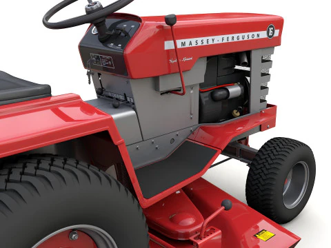 Газонный трактор Massey Ferguson 16 1975 г. 3D Модель