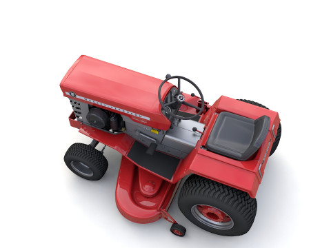 Massey Ferguson 16 lawn Tractor 1975 Model 3D