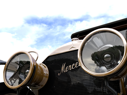 Mercedes 28 60 HP Phaeton 1911 3D Model