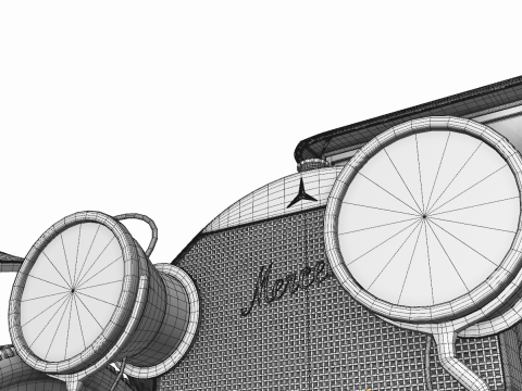Mercedes 28 60 HP Phaeton 1911 3D Model