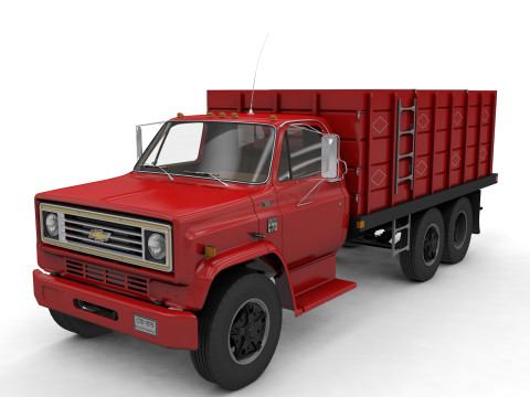 Chevy C70 1979 Grain Truck 3D 모델