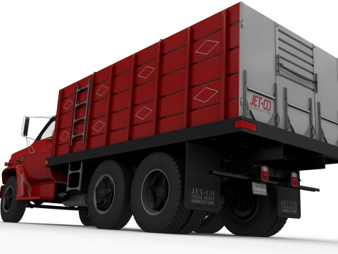 Chevy C70 1979 Grain Truck Modello 3D