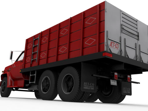 Chevy C70 1979 Grain Truck 3D Model
