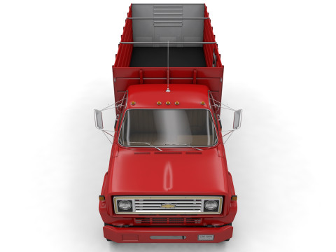 Chevy C70 1979 Grain Truck Modello 3D