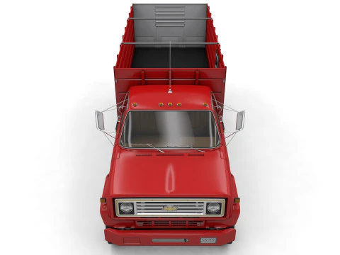 Chevy C70 1979 Grain Truck 3D Model
